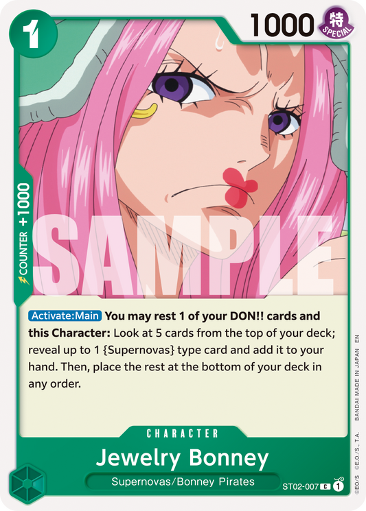 Jewelry Bonney (Character) (ST02-007) (C) (NON-FOIL) (PRB02)