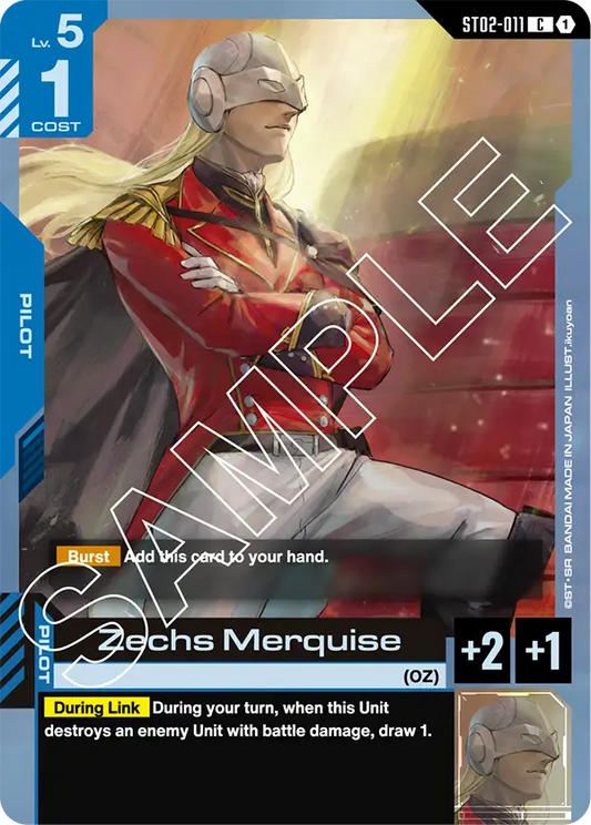 Zechs Merquise (Pilot) (ST02-011) (C)