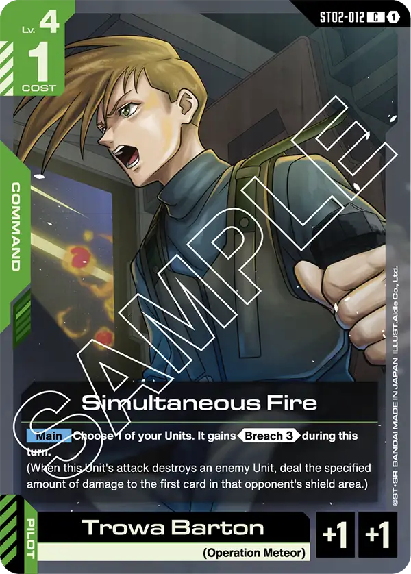 Simultaneous Fire (Command) (ST02-012) (C)