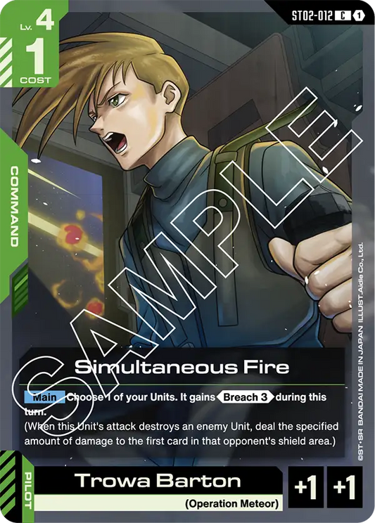 Simultaneous Fire (Command) (ST02-012) (C)