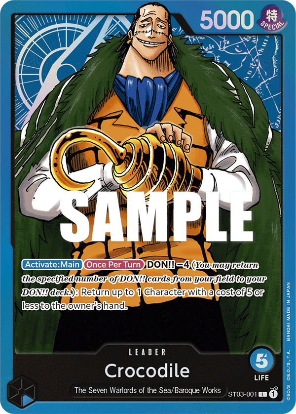 Crocodile (Leader) (ST03-001) (L)