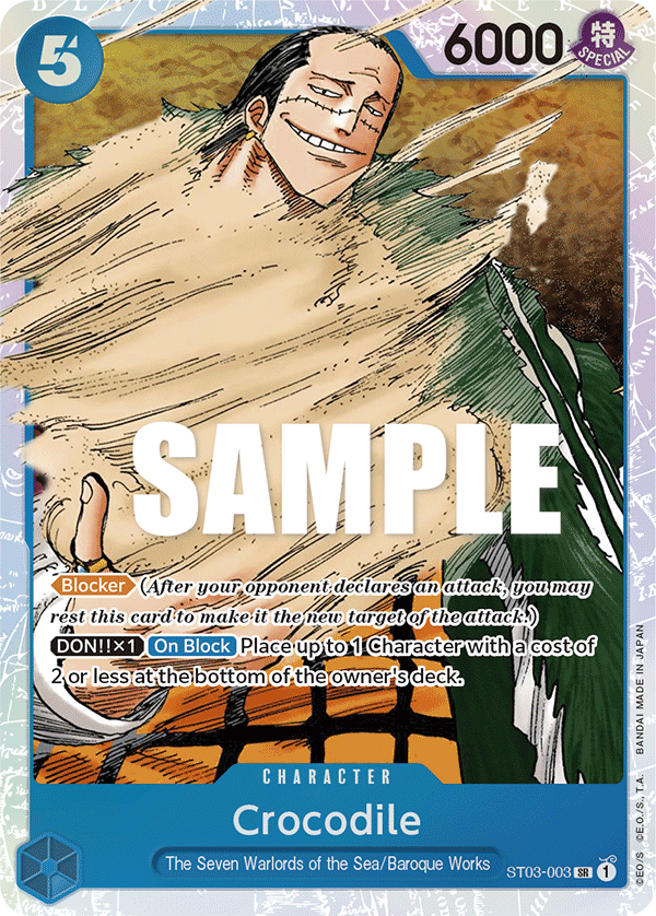 Crocodile (Character) (ST03-003) (SR)
