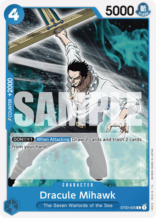 Dracule Mihawk (Character) (ST03-005) (ST17 Reprint) (C)