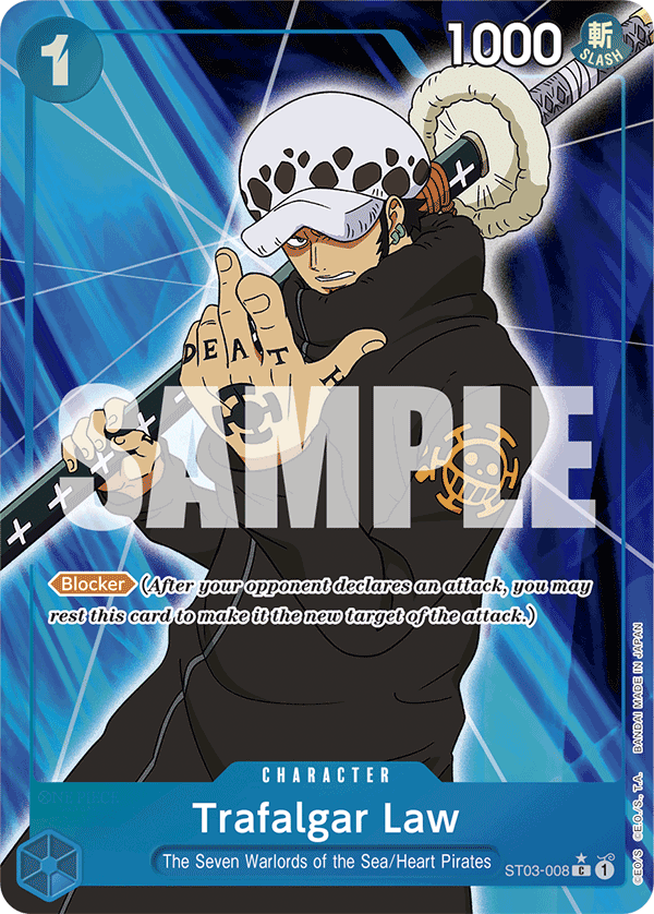 Trafalgar Law (Character) (ST03-008) (PRB01 Reprint) (C) (Full Art)
