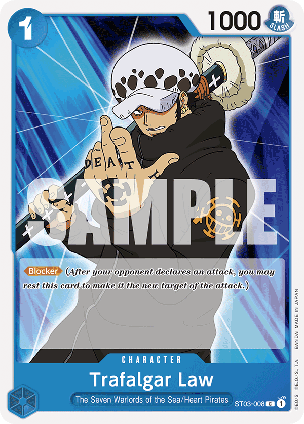 Trafalgar Law (Character) (ST03-008) (ST17 Reprint) (C)