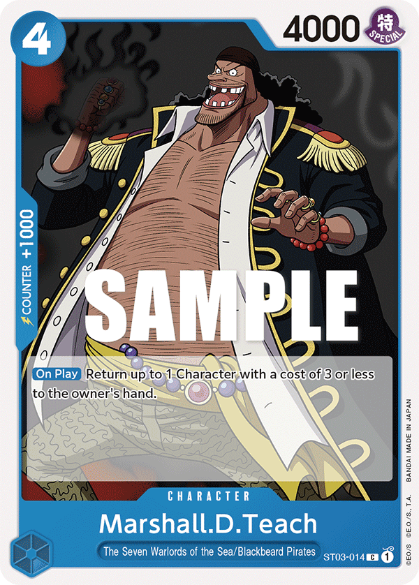 Marshall D Teach (Character) (ST03-014) (C)