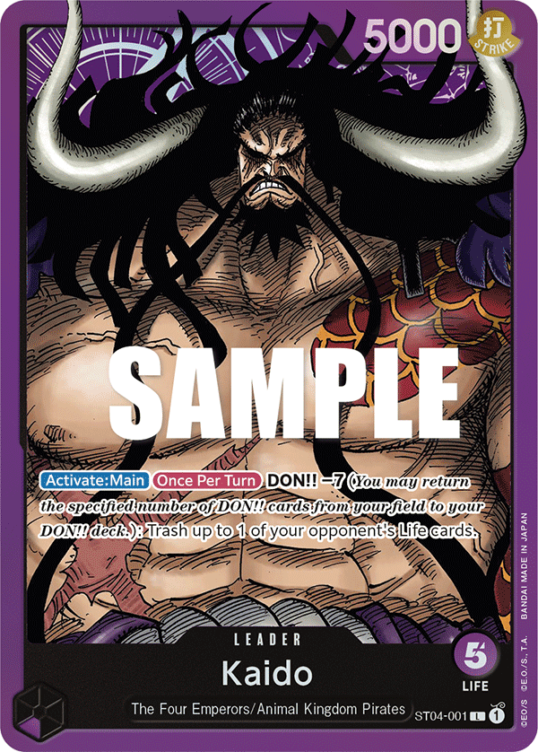 Kaido (Leader) (ST04-001) (L)
