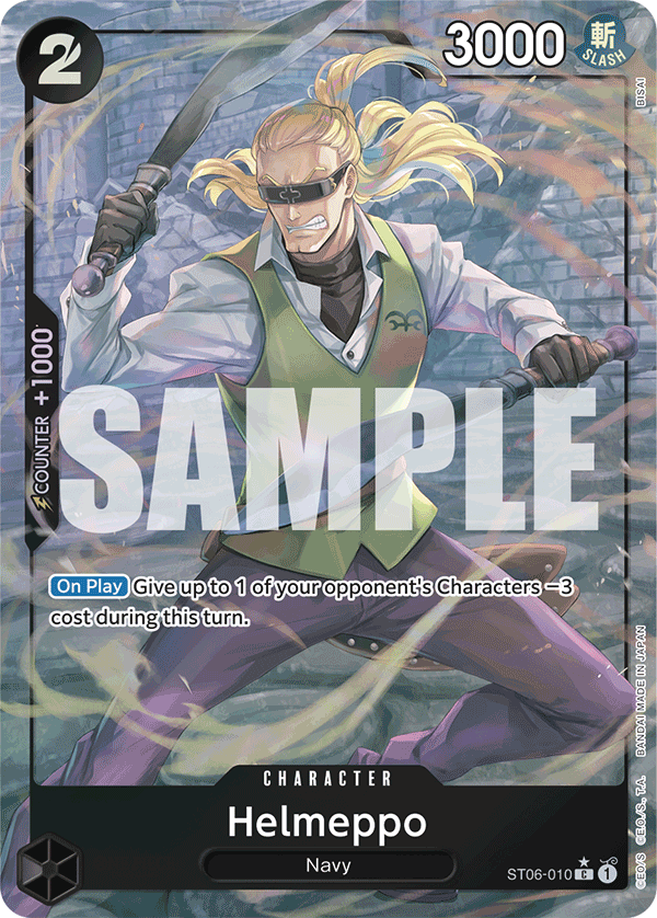 Helmeppo (Character) (ST06-010) (PRB01 Reprint) (C) (Full Art)
