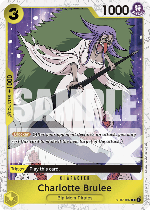 Charlotte Brulee (Character) (ST07-007) (PRB01 Reprint) (C) (Jolly Roger Foil)