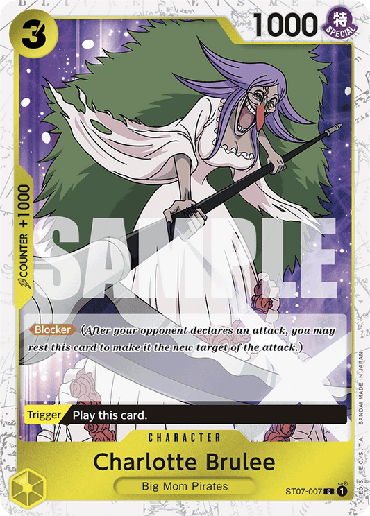 Charlotte Brulee (Character) (ST07-007) (PRB01 Reprint) (C) (Jolly Roger Foil)