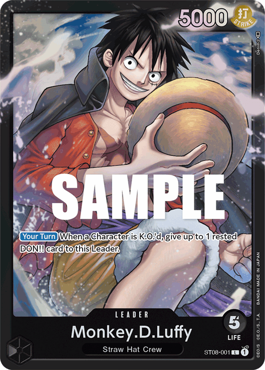 Monkey D Luffy (Leader) (ST08-001) (L)