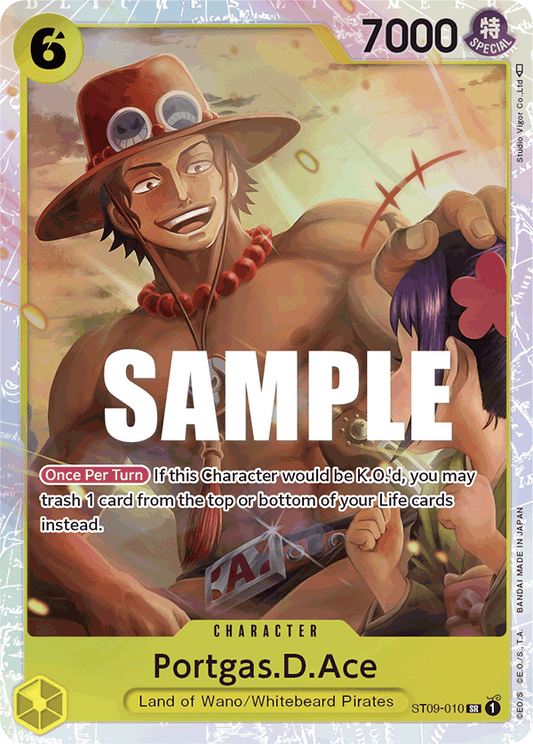 Portgas D Ace (Character) (ST09-010) (SR)