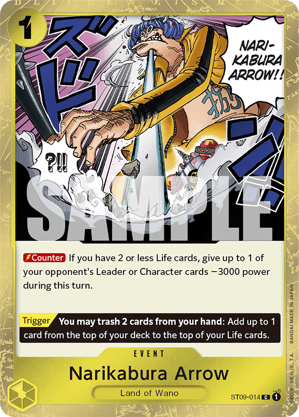 Narikabura Arrow (Event) (ST09-014) (PRB01 Reprint) (C) (Jolly Roger Foil)