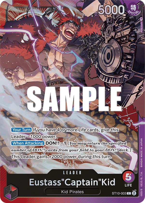 Eustass Captain Kid (Leader) (ST10-003) (L)