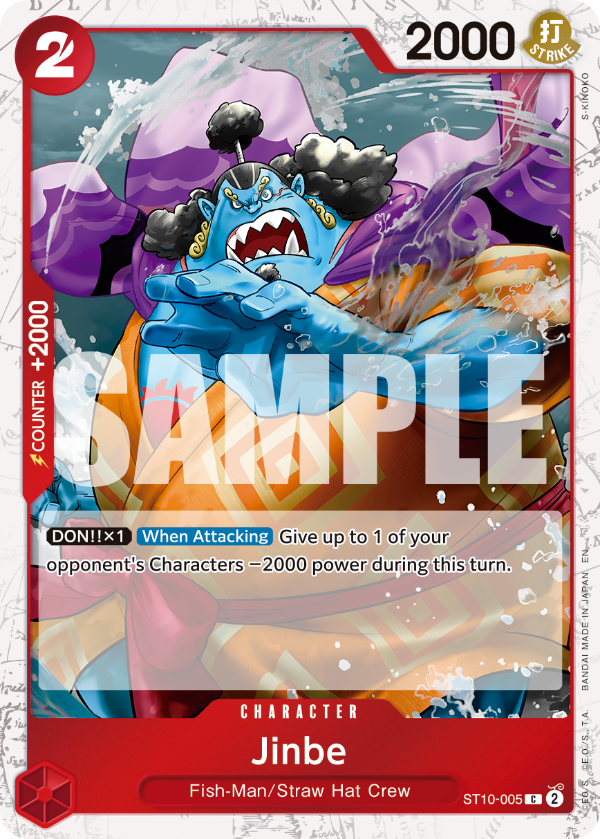Jinbe (Character) (ST10-005) (C) (Pirate Foil) (PRB02)