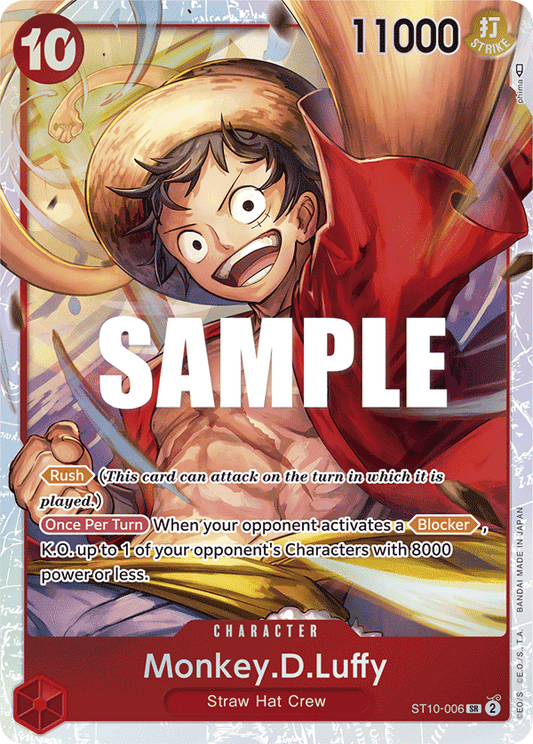 Monkey D Luffy (Character) (ST10-006) (SR)