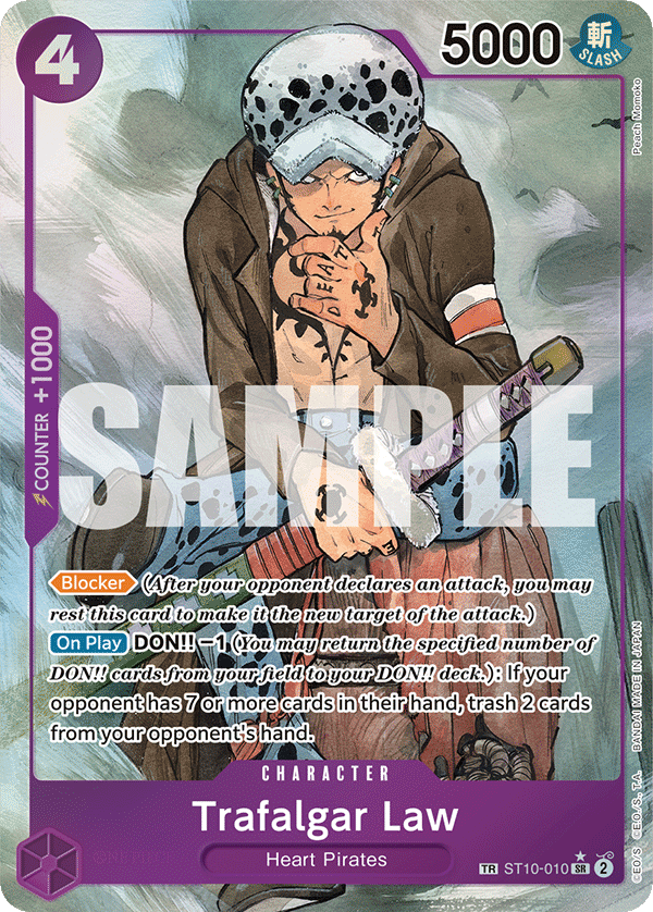 Trafalgar Law (Character) (ST10-010) (SR) (Treasure Rare)