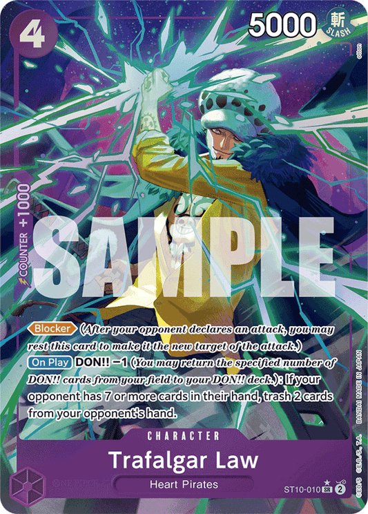 Trafalgar Law (Character) (ST10-010) (PRB01 Reprint) (SR) (Alternate Art)