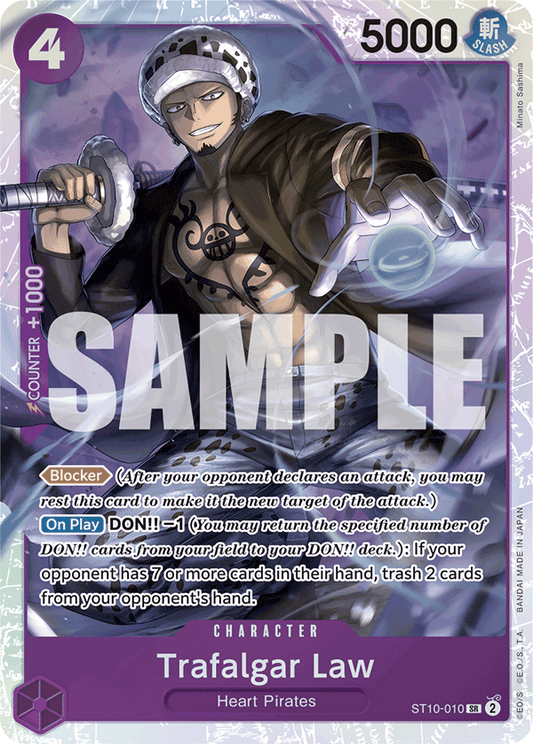 Trafalgar Law (Character) (ST10-010) (PRB01 Reprint) (SR)