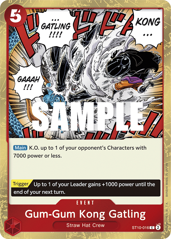 Gum-Gum Kong Gatling (Event) (ST10-016) (C)