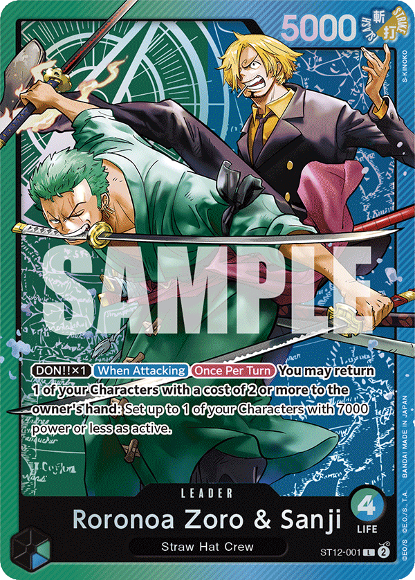 Roronoa Zoro & Sanji (Leader) (ST12-001) (L)