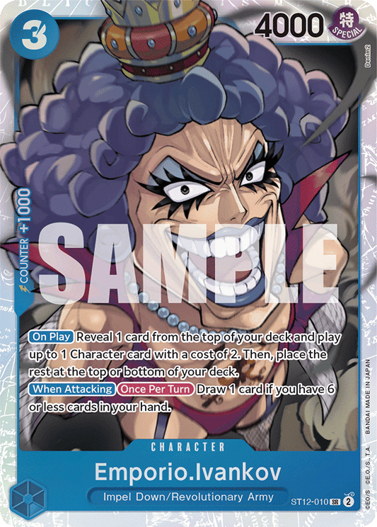 Emporio Ivankov (Character) (ST12-010) (SR)