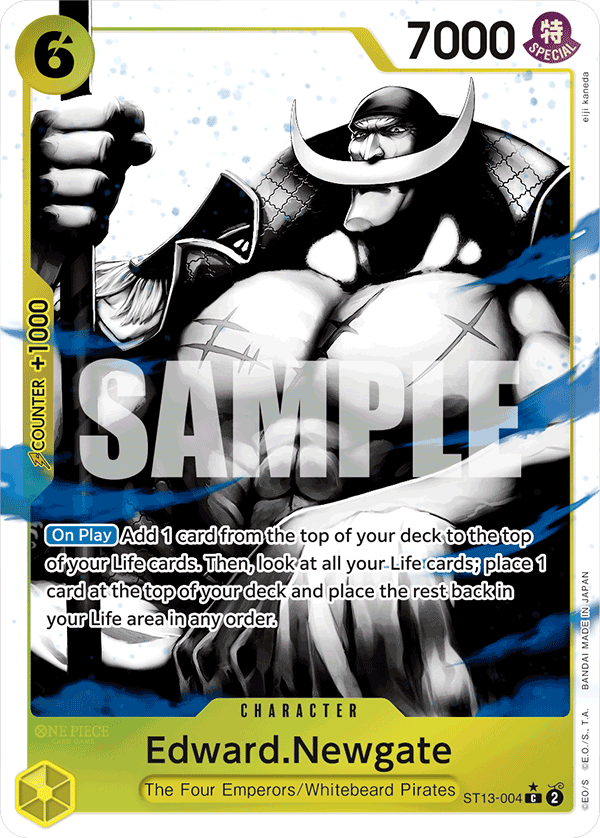 Edward Newgate (Character) (ST13-004) (C) (Alternate Art)