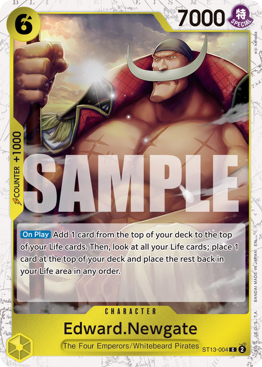 Edward Newgate (Character) (ST13-004) (C) (FOIL) (PRB02)