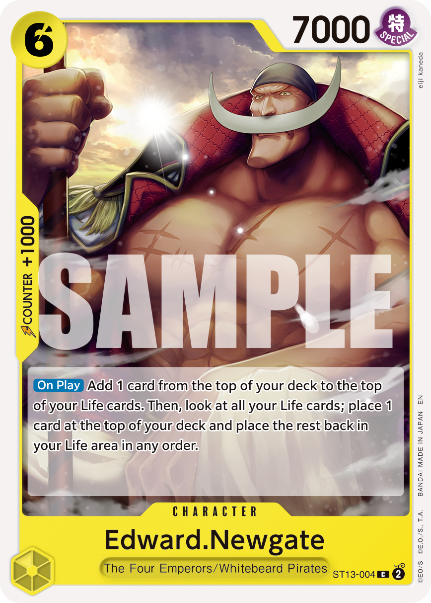 Edward Newgate (Character) (ST13-004) (C) (NON-FOIL) (PRB02)