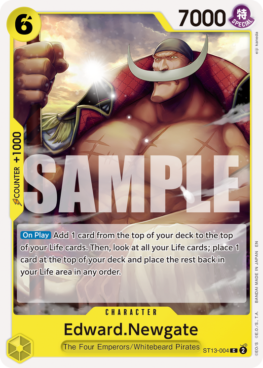 Edward Newgate (Character) (ST13-004) (C) (NON-FOIL) (PRB02)