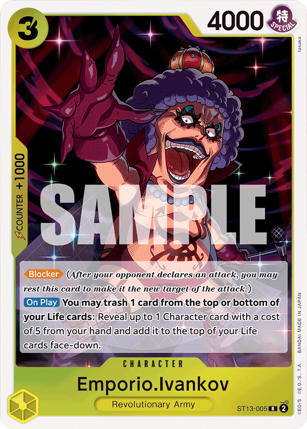 Emporio Ivankov (Character) (ST13-005) (C)