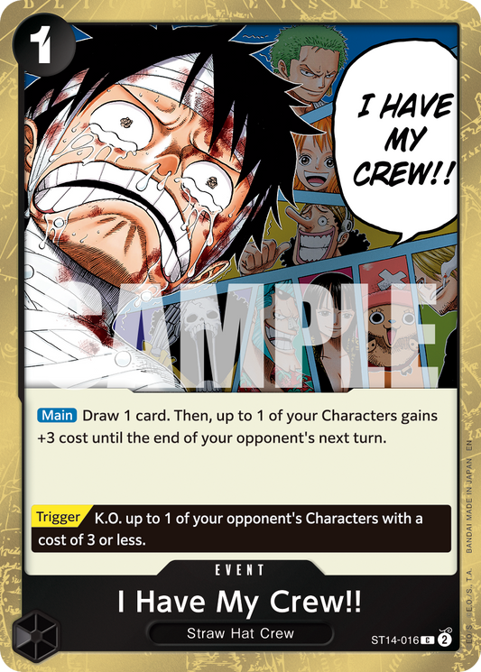 I Have My Crew!! (Event) (ST14-016) (C) (FOIL) (PRB02)