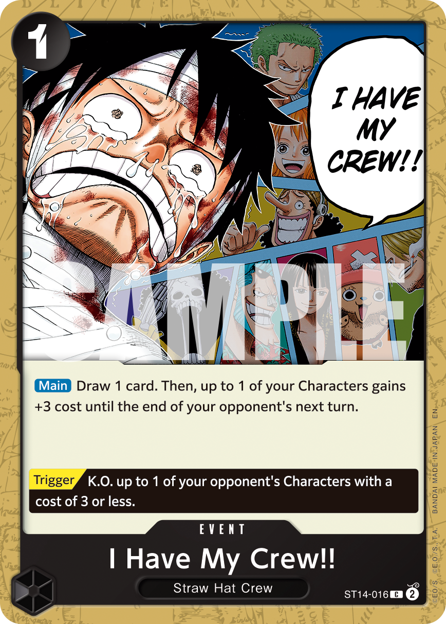 I Have My Crew!! (Event) (ST14-016) (C) (NON-FOIL) (PRB02)