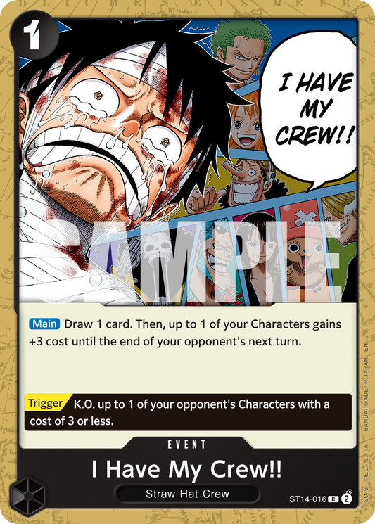 I Have My Crew!! (Event) (ST14-016) (C) (NON-FOIL) (PRB02)