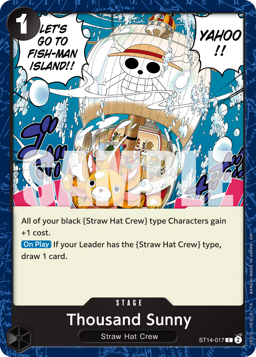 Thousand Sunny (Stage) (ST14-017) (C) (NON-FOIL) (PRB02)