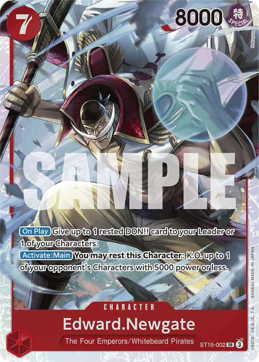 Edward Newgate (Character) (ST15-002) (SR)
