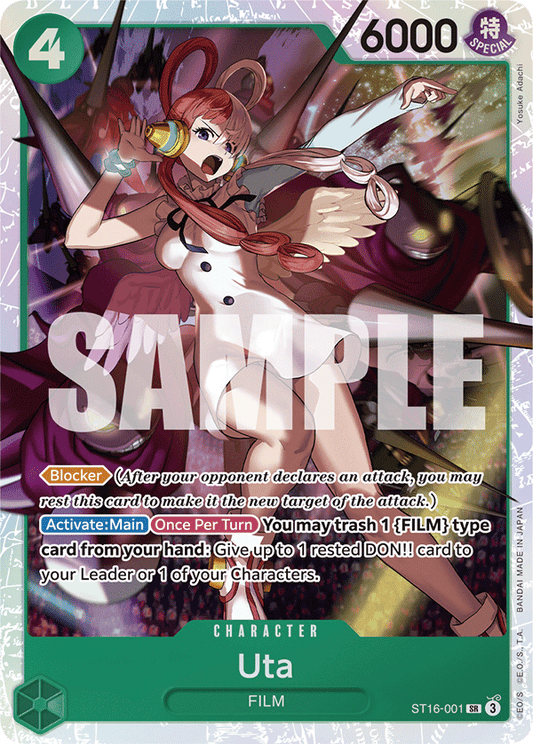 Uta (Character) (ST16-001) (SR)