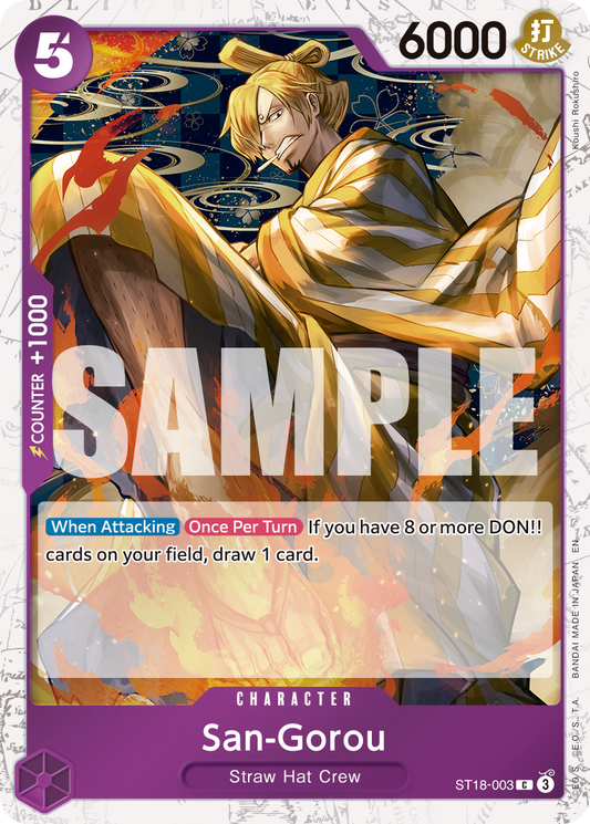 San-Gorou (Character) (ST18-003) (C) (Pirate Foil) (PRB02)