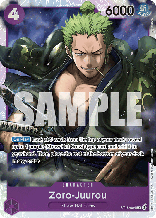 Zoro-Juurou (Character) (ST18-004) (SR)