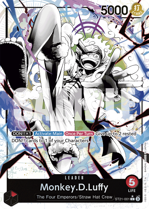 Monkey D Luffy (Leader) (ST21-001) (L) (Alternate Art)