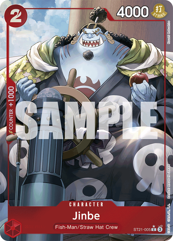 Jinbe (Character) (ST21-005) (C) (Alternate Art)