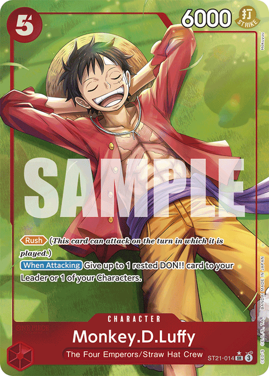 Monkey D Luffy (Character) (ST21-014) (SR) (Alternate Art)
