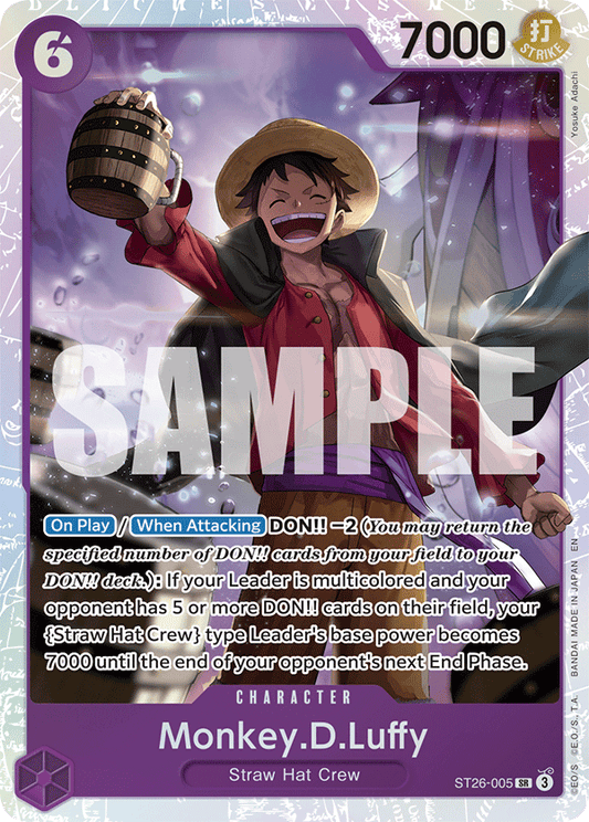 Monkey D Luffy (Character) (ST26-005) (SR)