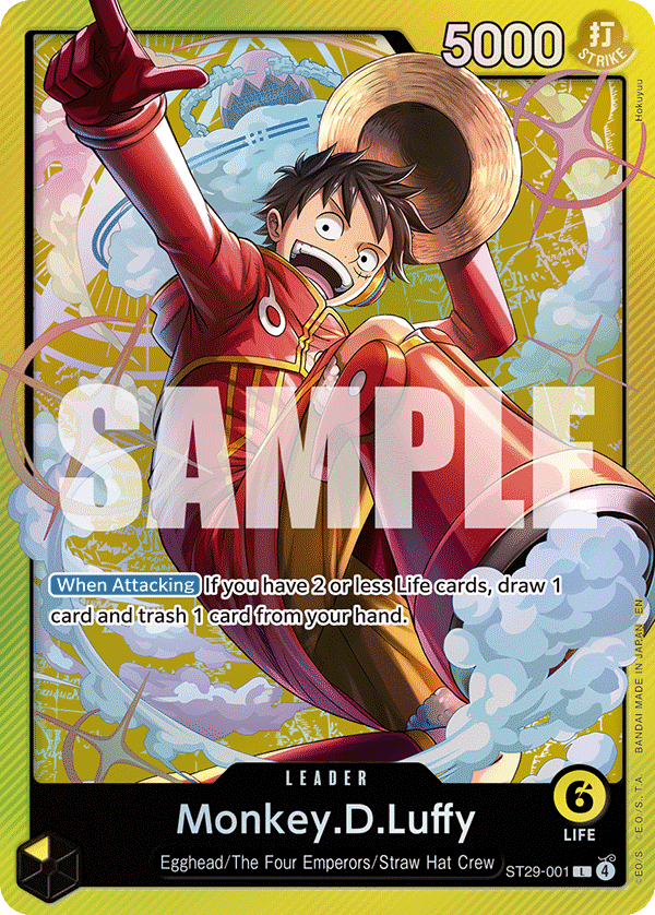 Monkey.D.Luffy (Leader) (ST29-001) (L)