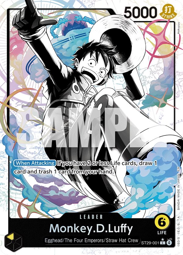 Monkey.D.Luffy (Leader) (ST29-001) (L) (Alternate Art)