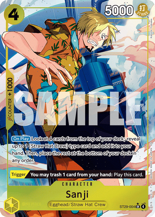 Sanji (Character) (ST29-004) (SR) (Alternate Art)