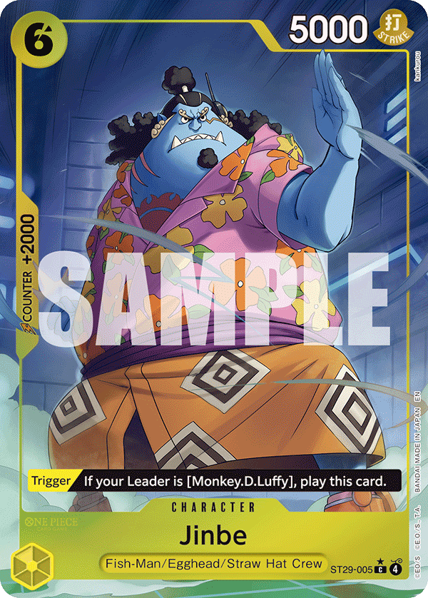 Jinbe (Character) (ST29-005) (C) (Alternate Art)