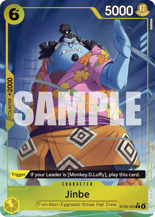 Jinbe (Character) (ST29-005) (C) (Alternate Art)