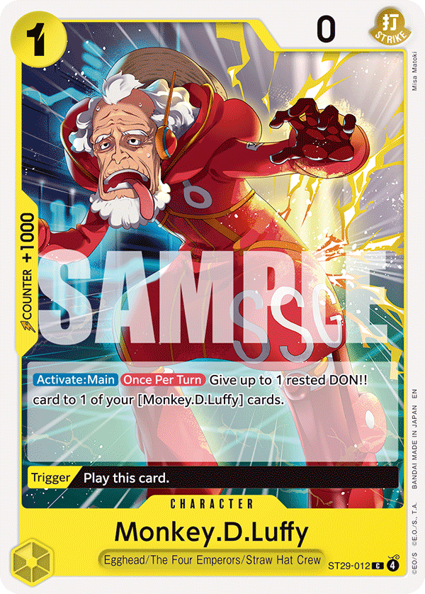 Monkey.D.Luffy (Character) (ST29-012) (C)