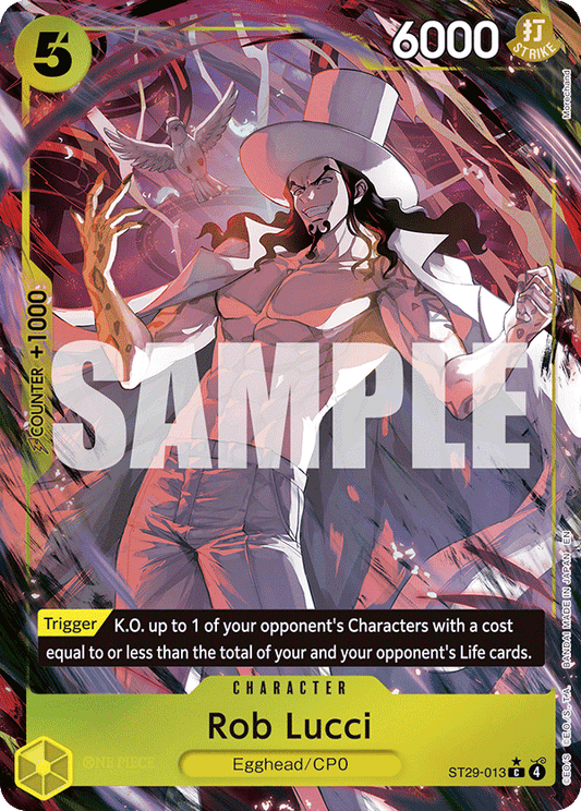 Rob Lucci (Character) (ST29-013) (C) (Alternate Art)